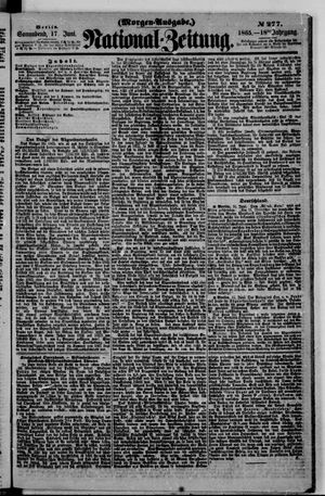 Nationalzeitung vom 17.06.1865