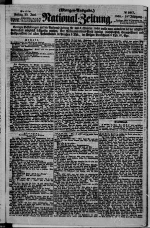 Nationalzeitung vom 23.06.1865