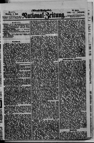 National-Zeitung vom 03.07.1865