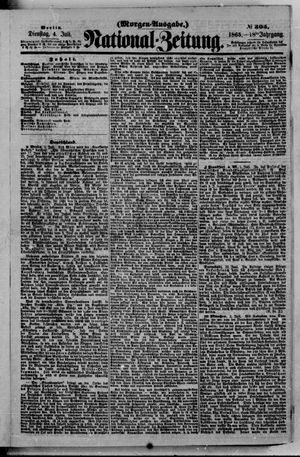 Nationalzeitung vom 04.07.1865