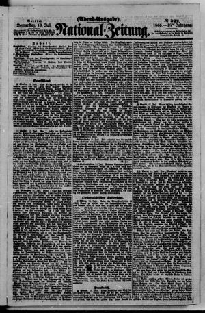 Nationalzeitung vom 13.07.1865