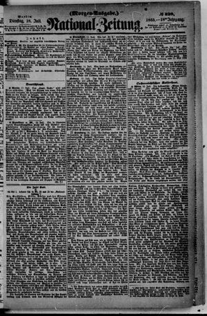 Nationalzeitung vom 18.07.1865
