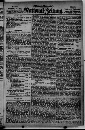 Nationalzeitung vom 19.07.1865