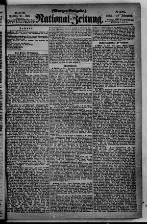 Nationalzeitung vom 21.07.1865