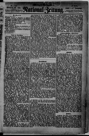 Nationalzeitung vom 26.07.1865