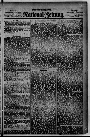 Nationalzeitung vom 03.08.1865