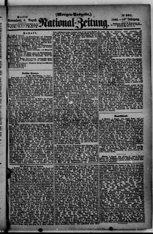 Nationalzeitung vom 05.08.1865