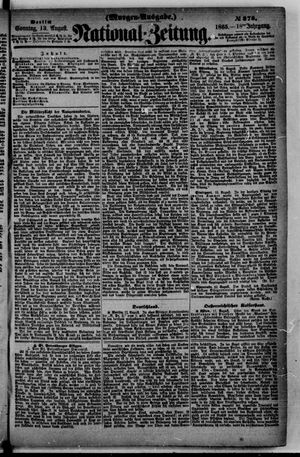 Nationalzeitung vom 13.08.1865