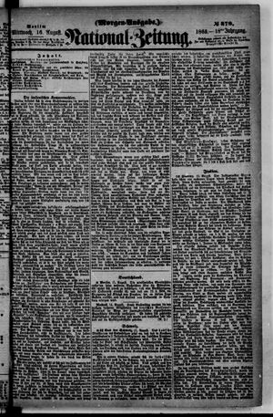 Nationalzeitung vom 16.08.1865