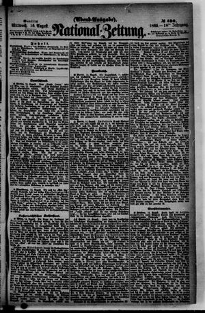 Nationalzeitung on Aug 16, 1865