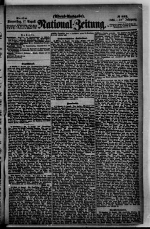 Nationalzeitung vom 17.08.1865