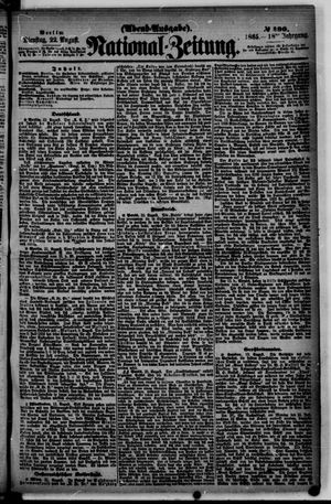 Nationalzeitung vom 22.08.1865