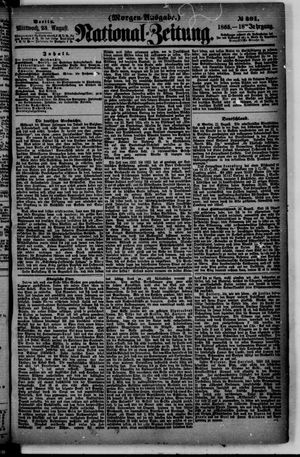 Nationalzeitung vom 23.08.1865