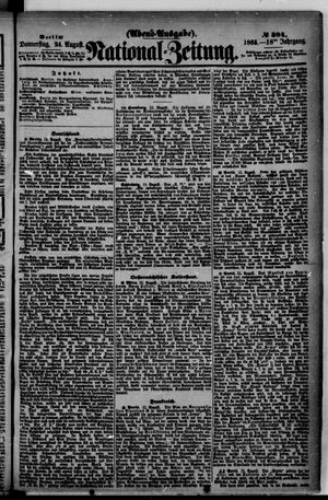 Nationalzeitung on Aug 24, 1865