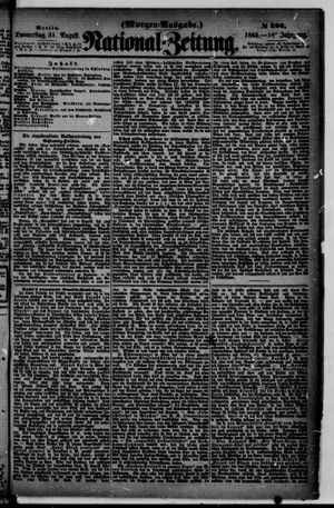 Nationalzeitung on Aug 31, 1865