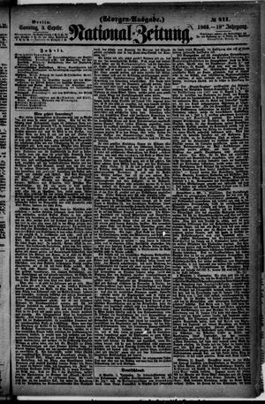 Nationalzeitung vom 03.09.1865