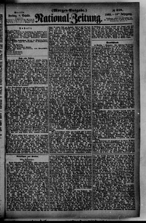 National-Zeitung on Sep 8, 1865