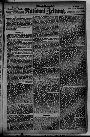 National-Zeitung vom 18.09.1865