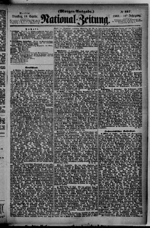 National-Zeitung vom 19.09.1865
