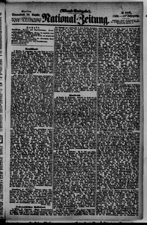 Nationalzeitung vom 30.09.1865