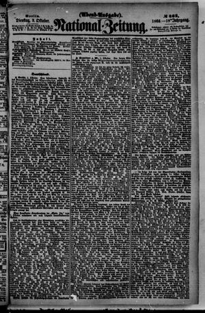 National-Zeitung vom 03.10.1865