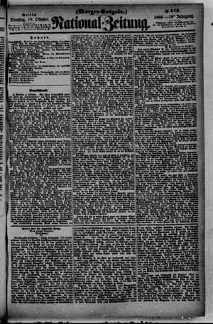 Nationalzeitung vom 10.10.1865