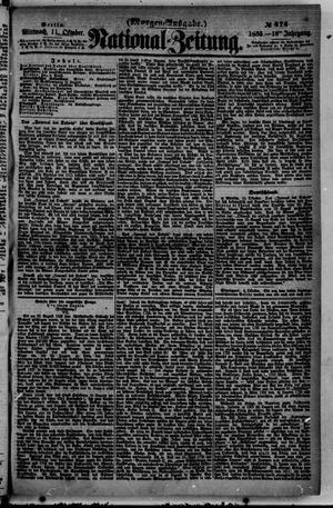 Nationalzeitung vom 11.10.1865