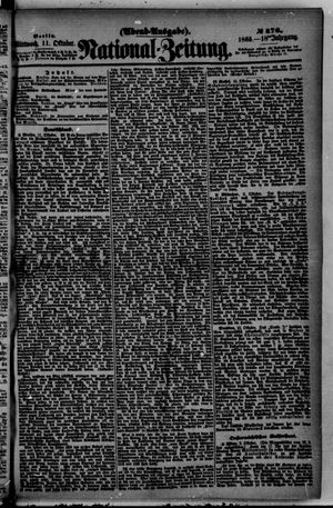 Nationalzeitung vom 11.10.1865