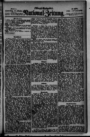 Nationalzeitung vom 19.10.1865