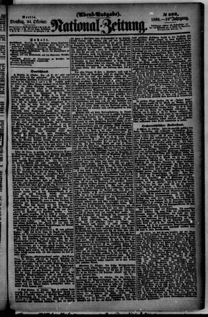 Nationalzeitung vom 24.10.1865