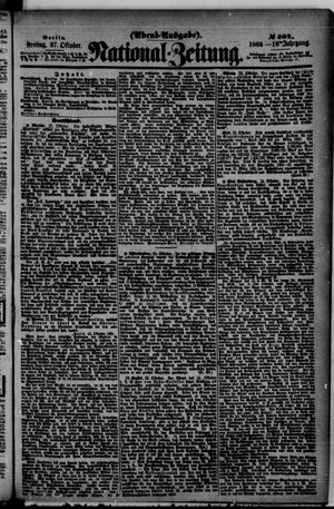 Nationalzeitung vom 27.10.1865