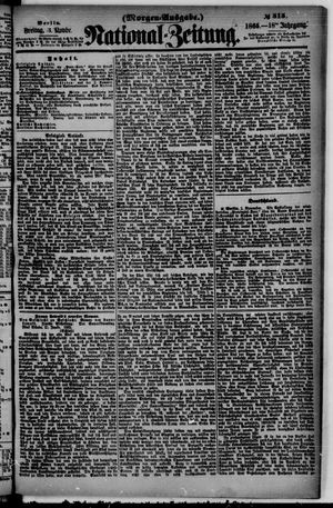 Nationalzeitung vom 03.11.1865