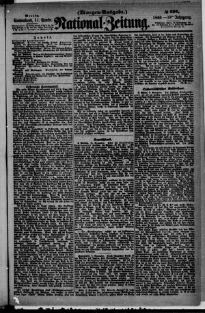 Nationalzeitung vom 11.11.1865