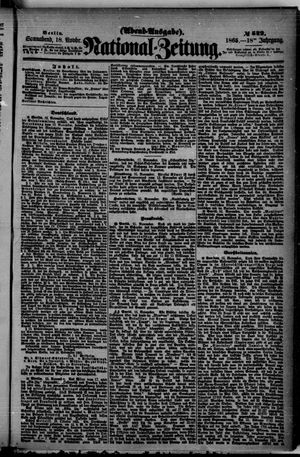 Nationalzeitung vom 18.11.1865
