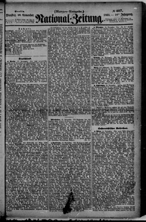 National-Zeitung vom 28.11.1865