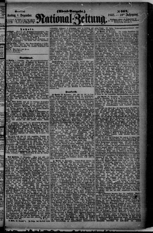 Nationalzeitung vom 01.12.1865