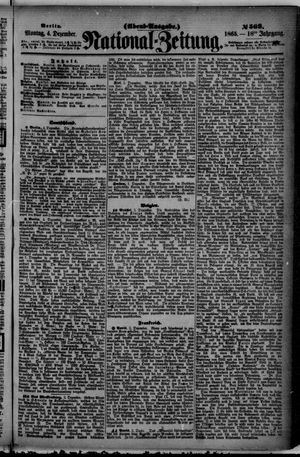 Nationalzeitung vom 04.12.1865