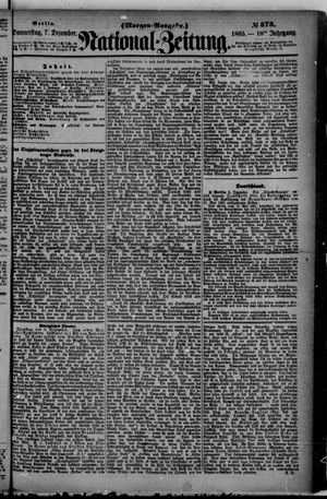 Nationalzeitung on Dec 7, 1865