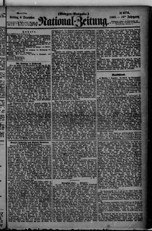 Nationalzeitung vom 08.12.1865