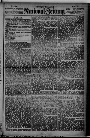 Nationalzeitung vom 09.12.1865