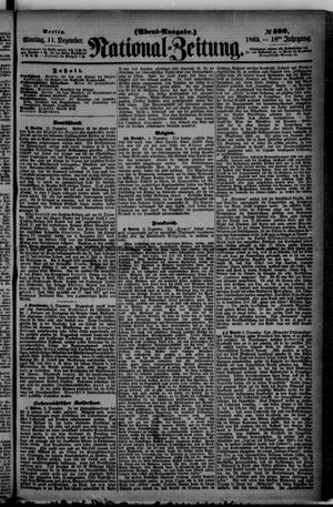 National-Zeitung vom 11.12.1865