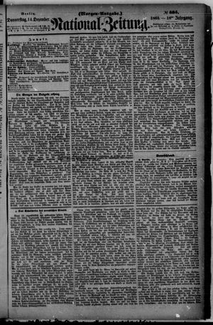 Nationalzeitung vom 14.12.1865