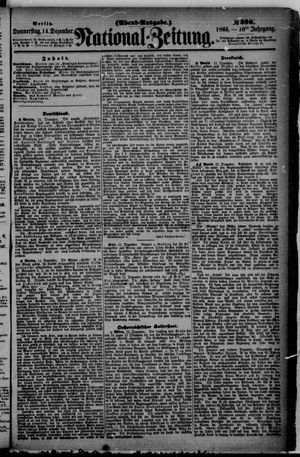 Nationalzeitung vom 14.12.1865