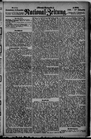 Nationalzeitung vom 16.12.1865