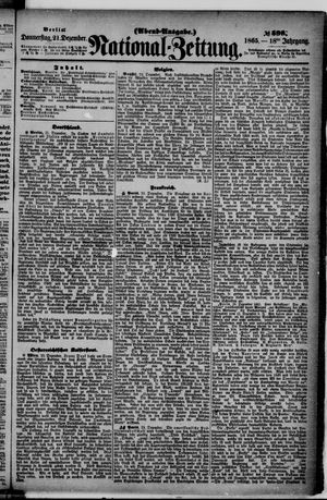National-Zeitung vom 21.12.1865