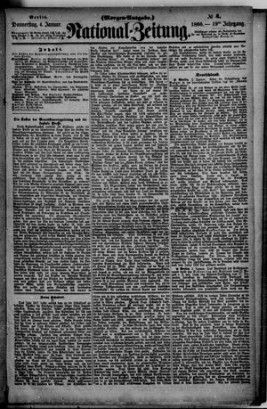 Nationalzeitung vom 04.01.1866