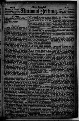 Nationalzeitung on Jan 10, 1866