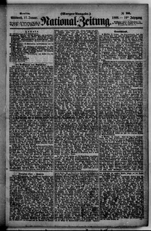 Nationalzeitung vom 17.01.1866