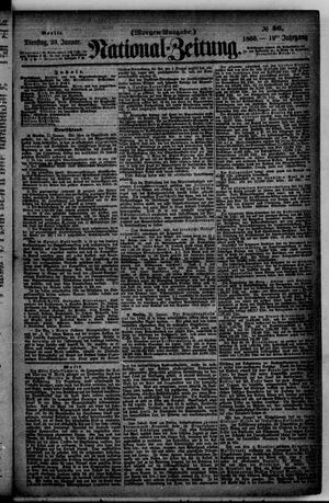 Nationalzeitung vom 23.01.1866