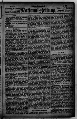 Nationalzeitung vom 25.01.1866